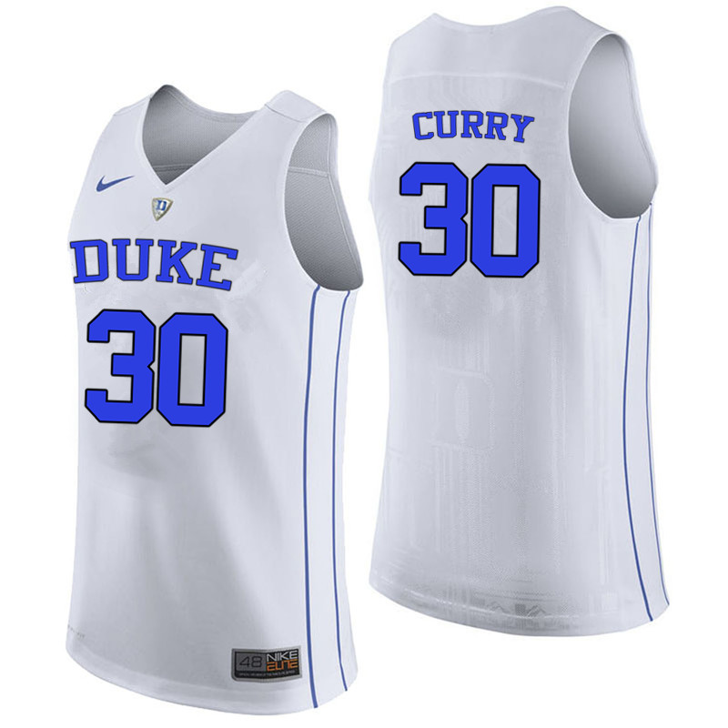 Men #21 Miles Plumlee Duke Blue Devils College Basketball Jerseys-White